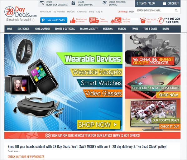 Consumer Electronics Dropship Site
